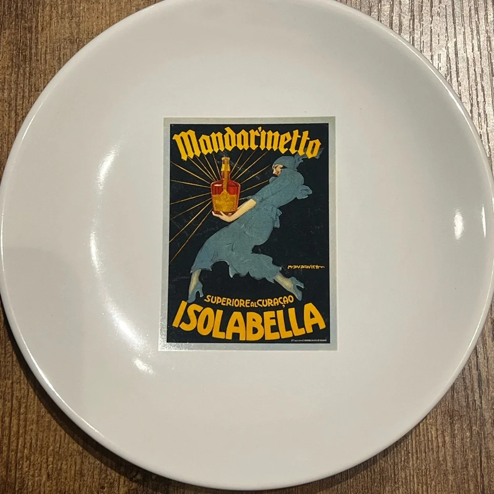 Set of 4 Pottery Barn Vintage Cocktail Plates - Pottery Barn